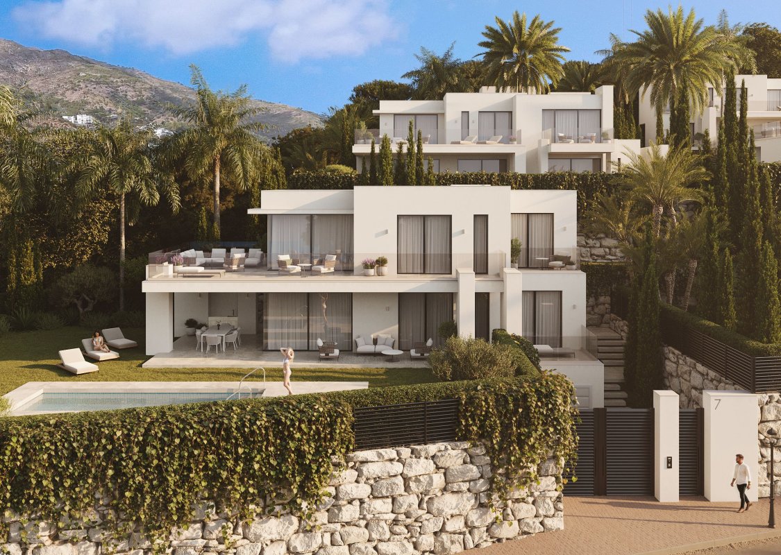 Obra nueva - Villa -
 - Mijas