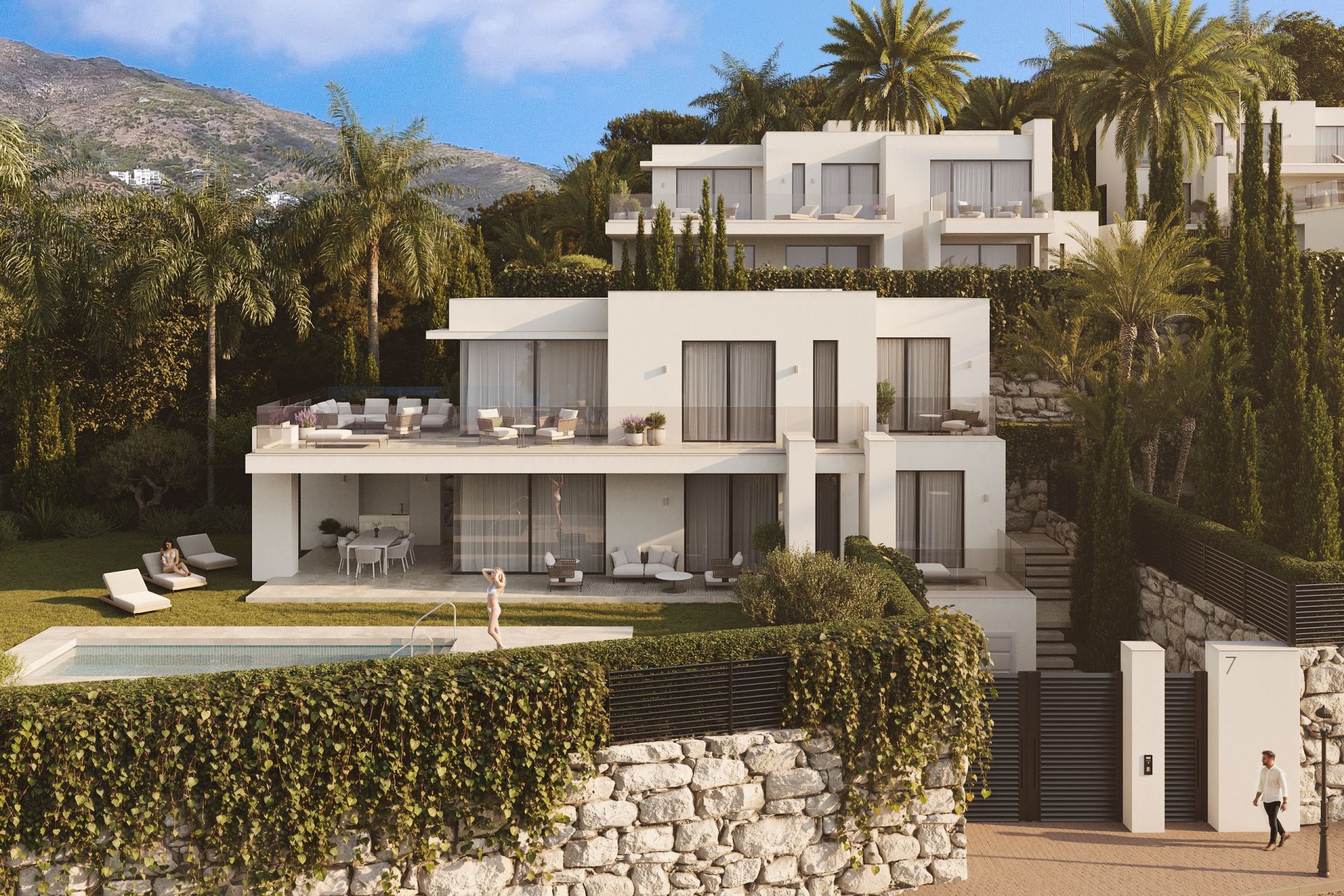 Obra nueva - Villa -
 - Mijas
